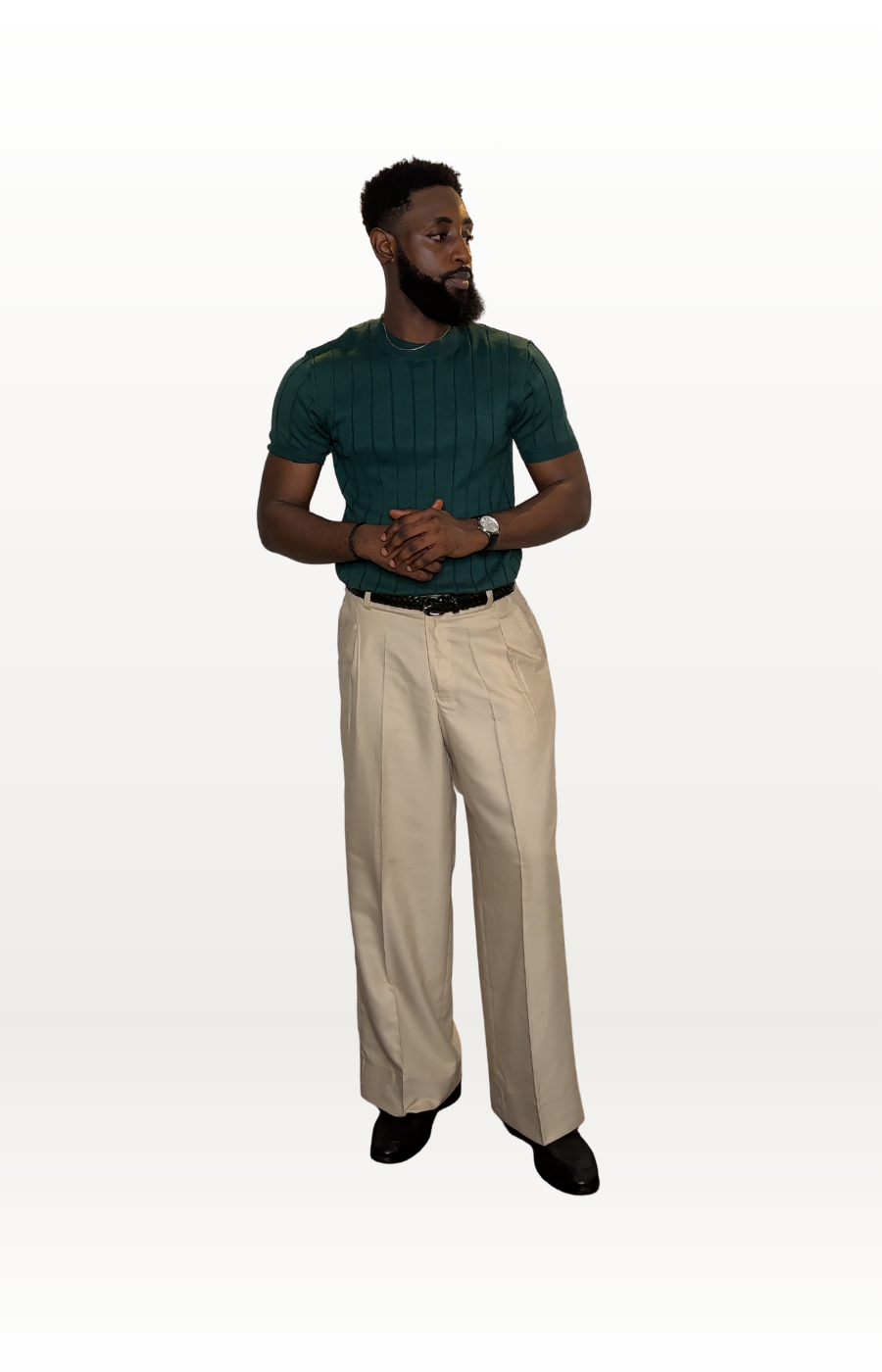 Round Neck Knit Shirt