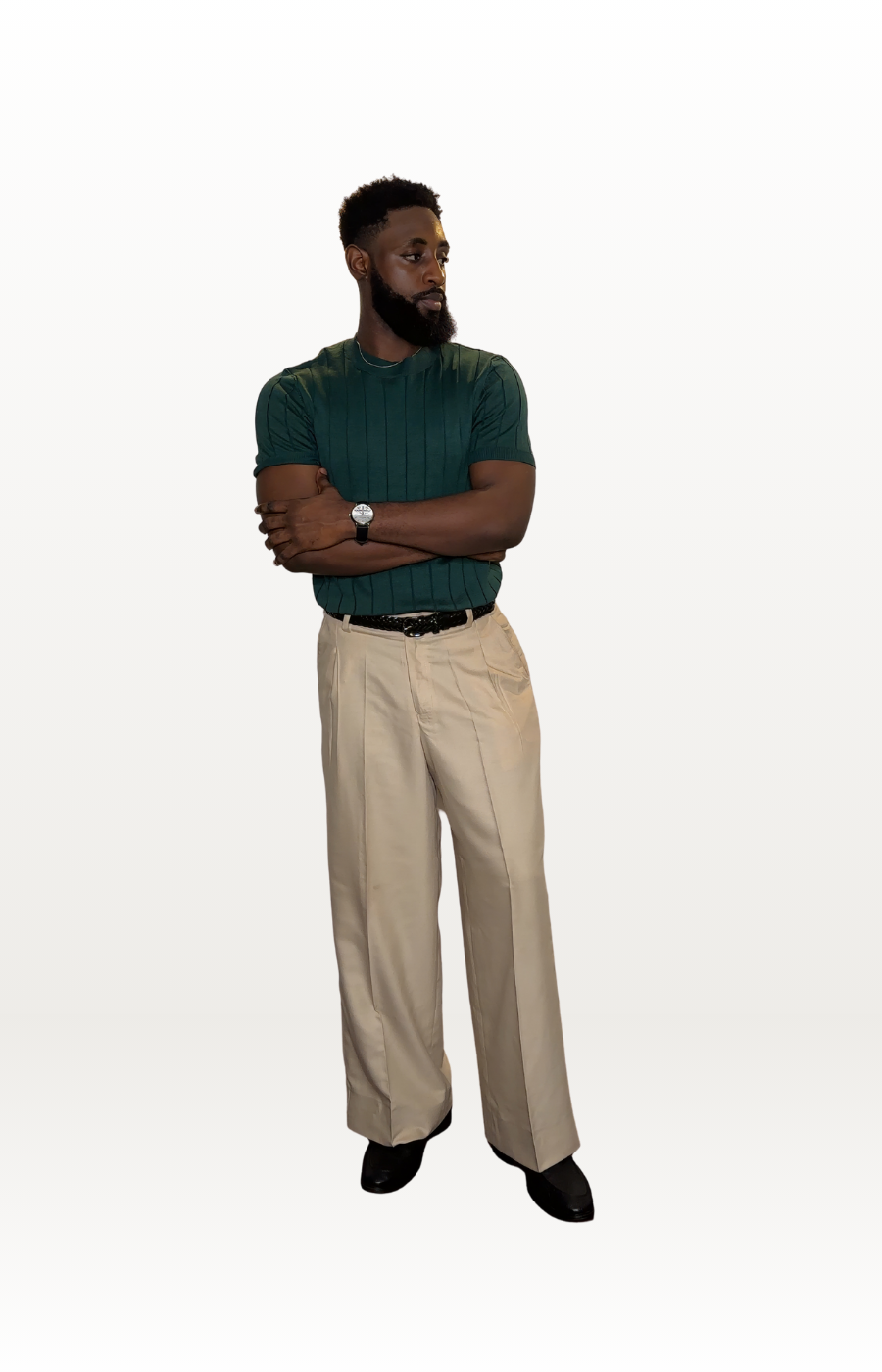 Round Neck Knit Shirt