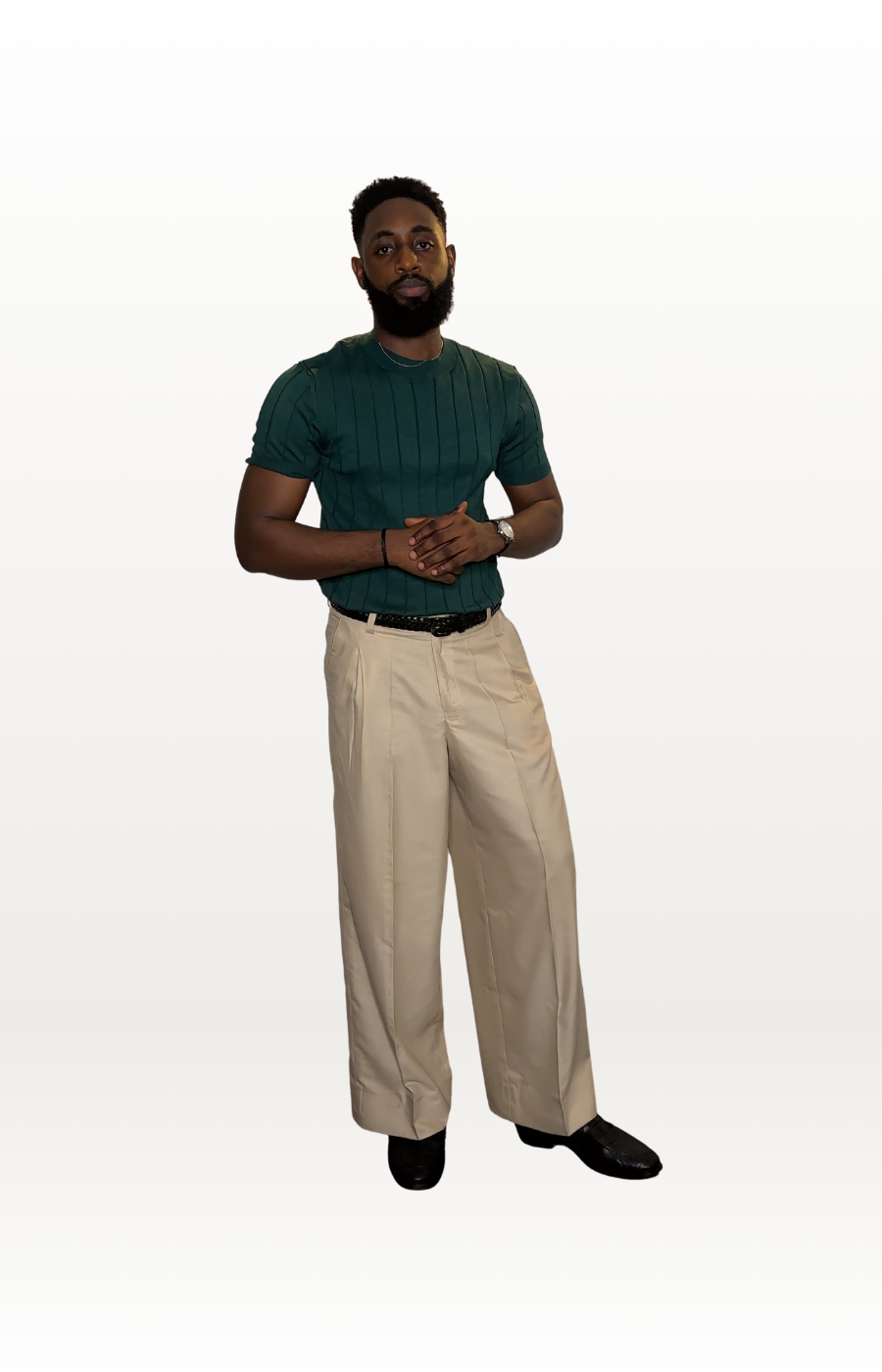Round Neck Knit Shirt