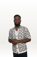 Loose Fit Crochet Knit Shirt