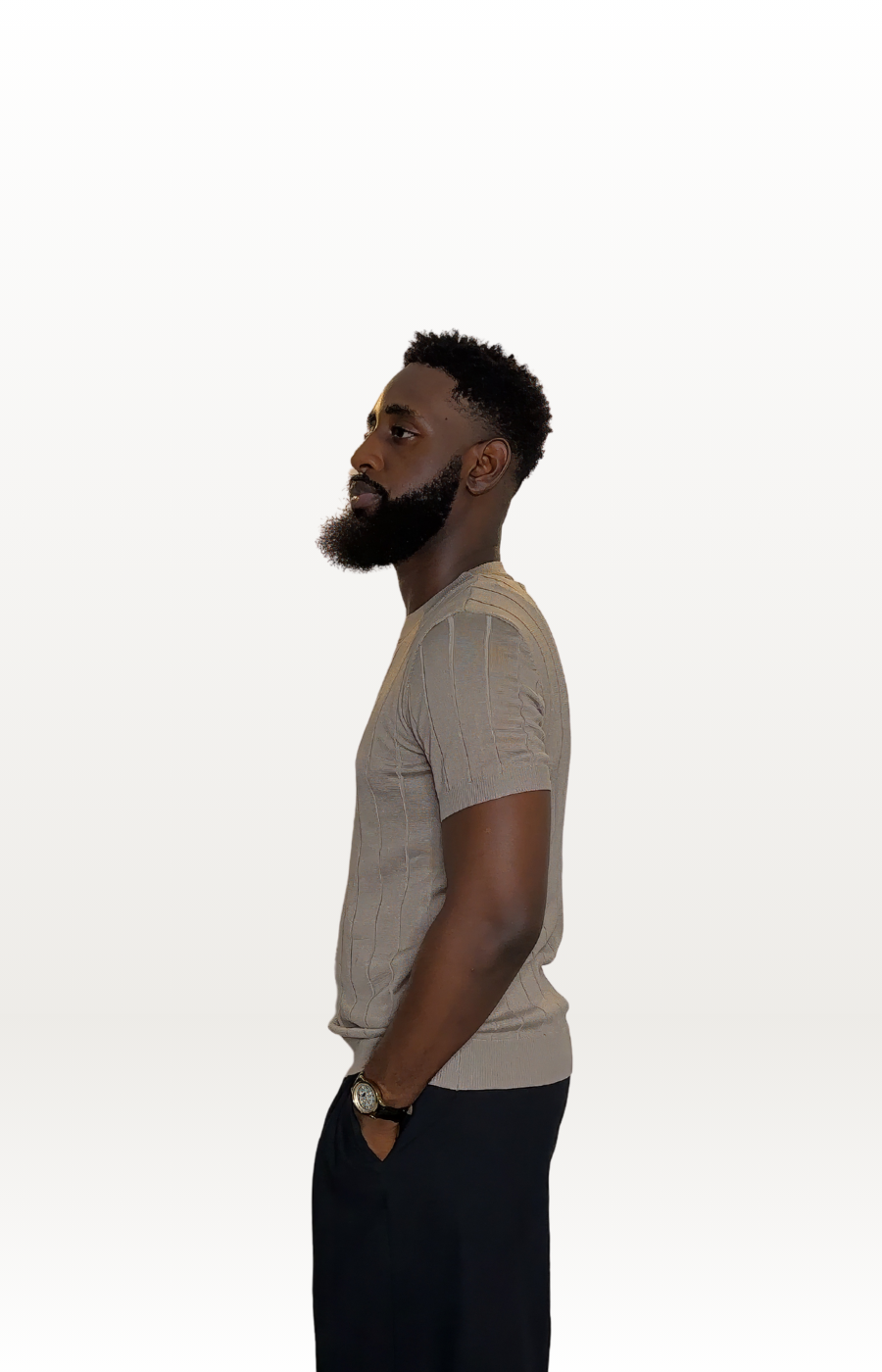 Round Neck Knit Shirt
