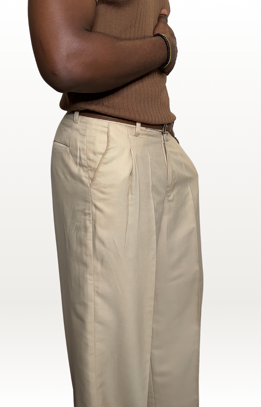 Single Pleated Pants