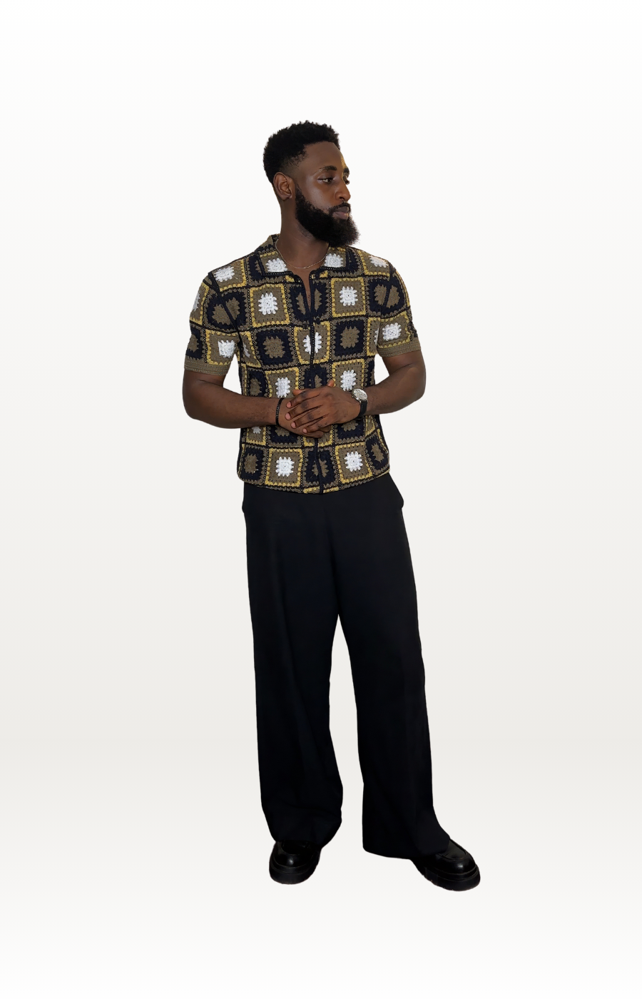 Crochet Knit Shirt